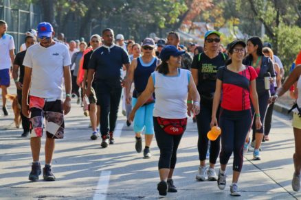 Caminata ecológico reunió a toda la familia