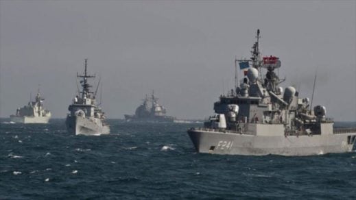 Buques de la Armada rusa vigila a barcos de la OTAN en el mar Negro