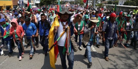 Indígenas del Cauca exigen a Iván Duque respetar acuerdos alcanzados