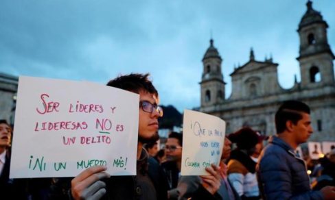 Asesinan a tiros a otro líder social en el departamento de Magdalena, en Colombia