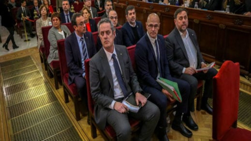 La Fiscalía española mantendrá acusación de rebelión contra los líderes independentistas