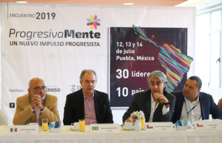 Marco Enríquez-Ominami presenta en México encuentro de líderes progresistas de América Latina