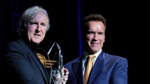 (+Terminator) Schwarzenegger le deseó feliz cumpleaños a James Cameron con un emotivo mensaje