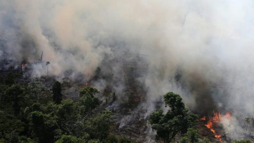 (Fotos) La NASA divulga imágenes satelitales de cómo arde la Amazonía en Brasil