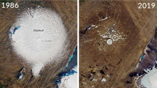 Muere glaciar a causa del calentamiento global