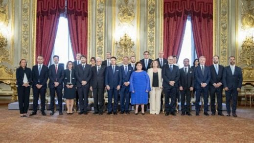 Este jueves se juramentó el nuevo Gobierno italiano