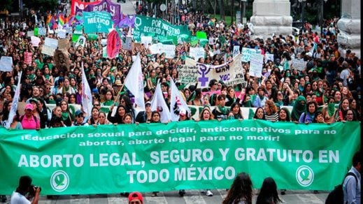 Mujeres de distintas ciudades mexicanas convocan manifestación para exigir aborto legal en todo el país