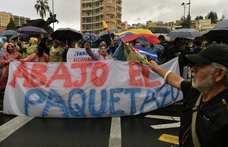 Denuncian muertos y heridos de bala causados por fuerzas de seguridad de Lenín Moreno durante protestas