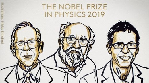 Premio Nobel de Física a tres científicos por su aporte en el entendimiento de la evolución del universo