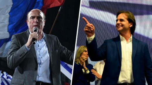 Datos oficiales en Uruguay: Martínez 39,17% y Lacalle Pou 28,59%