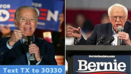 Sanders y Biden son los vencedores en la lucha demócrata de los «supermartes»