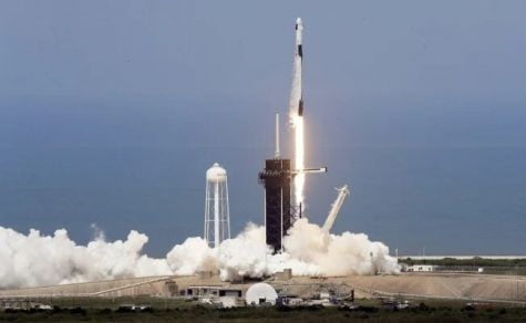 (Video) SpaceX y la NASA lanzaron su primera misión tripulada al espacio