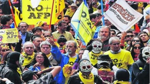 Coordinadora NO+AFP advierte por «ley Nain-Retamal»: «Da carta blanca a la policía para limitar y reprimir indiscriminadamente la protesta social»