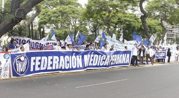 manifestación médicos