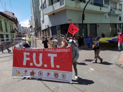 jornada nacional de protestas ecuador despidos