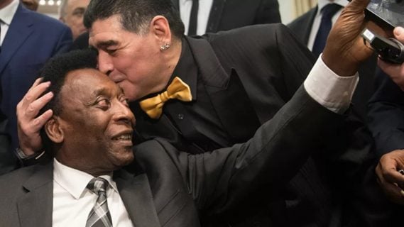 Pelé y Maradona: ¡El mismo fútbol, distinta ideología!