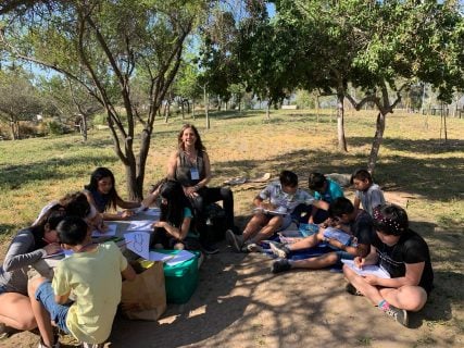 Levantan escuela en el campamento Dignidad de La Florida