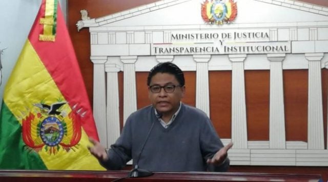 Ministro Iván Lima: «Juicio de Añez explica a la comunidad internacional, y a los bolivianos, que ha habido una situación de ruptura del orden constitucional»