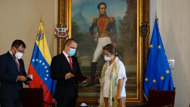 Venezuela declara persona no grata a embajadora de UE y le da 72 horas para abandonar el país