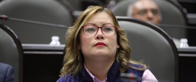 Julieta Vences en la Cámara de diputados