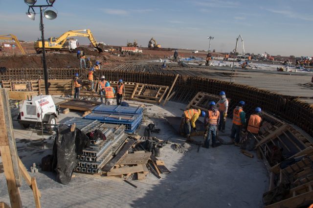 Construcción del aeropuerto Felipe Ángeles