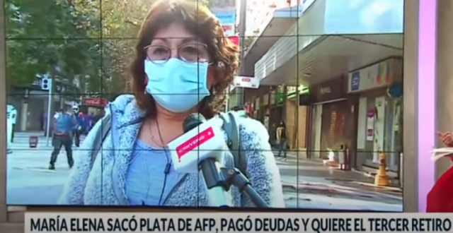 «Aquí hay un pueblo que necesita su 10%»: El contundente llamado de una jefa de hogar a los parlamentarios a que aprueben el tercer retiro