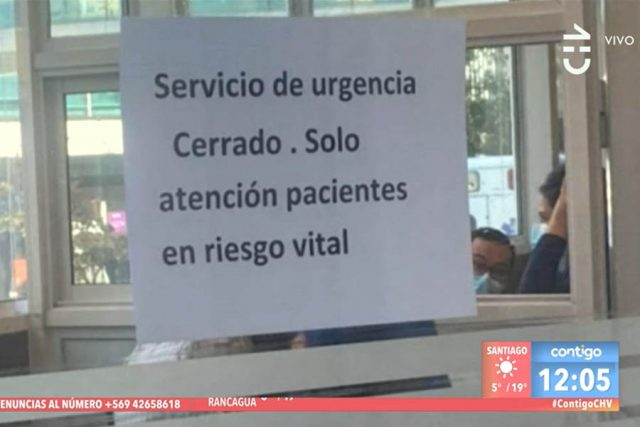 Colapso hospitalario