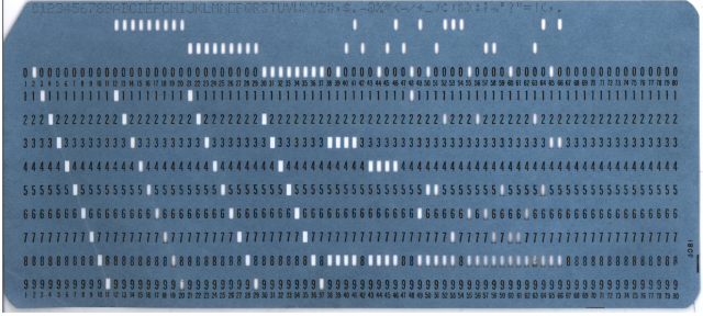 Punch Card Output