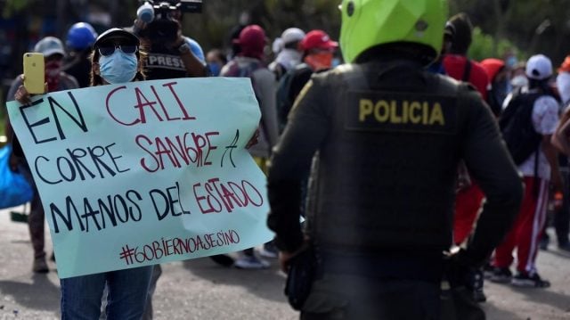 Reportan 87 casos de violencia de género durante protestas en Colombia