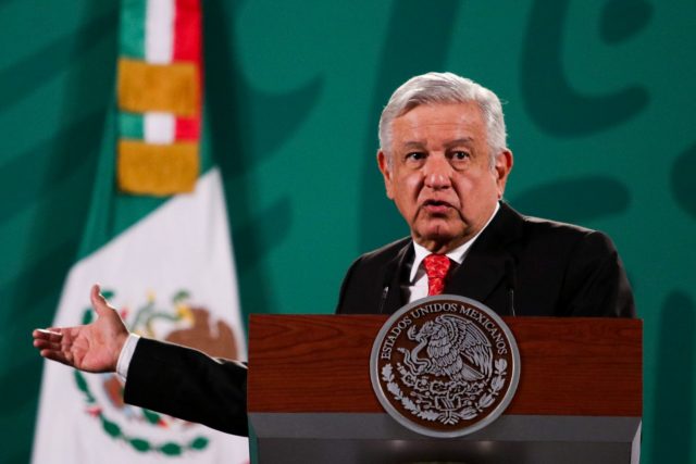 El presidente Andrés Manuel López Obrador en conferencia mañanaera