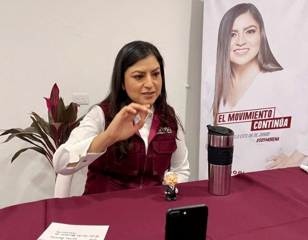 Claudia Rivera Vivanco en campaña