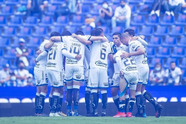 El Club Puebla en la cancha del Cuauhtémoc