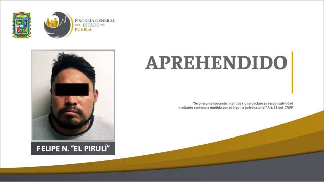 Capturan al «Pirulí», reo que se escapó del penal poblano de San Miguel