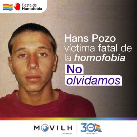 Movilh incluye a Hans Pozo en listado de víctimas fatales de la homofobia en Chile