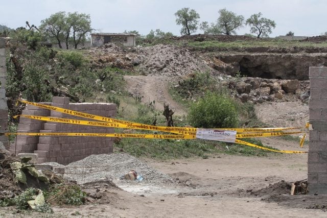 Obras irregulares en Teotihuacán