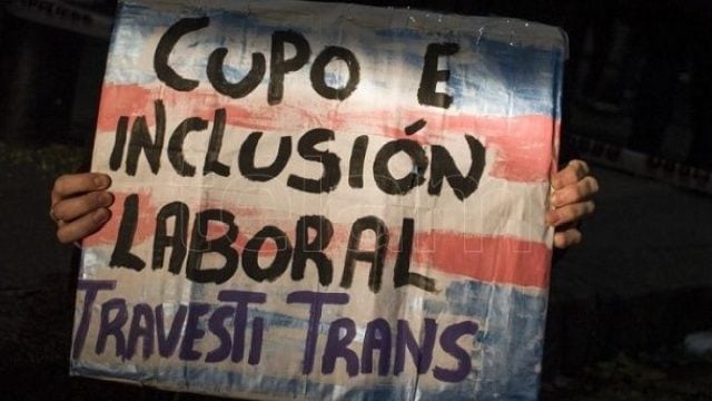 Senado de Argentina aprueba cupo laboral trans