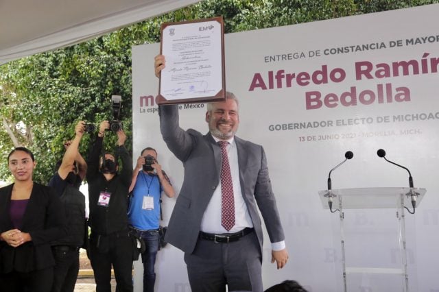 Alfredo Ramírez Bedolla gobernador electo de Michoacán