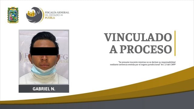 Gabriel N, imputado por presunto delito de homicidio en contra de su sobrino menor de edad