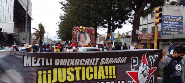 Marcha de la 28 de Octubre por los 4 años del asesinato de Meztli