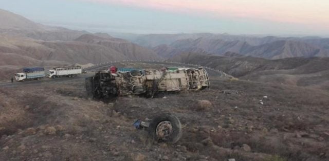 perú autobús muertos