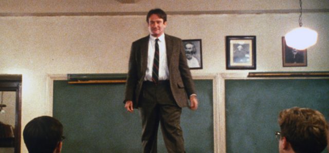 Dead Poets Society (1989)Directed by Peter WeirShown: Robin Williams