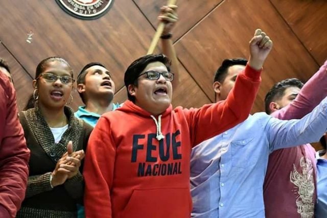 Estudiantes Ecuador recorte presupuestario