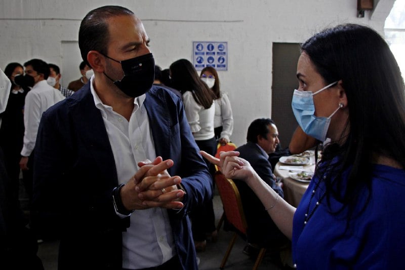 Marko Cortés y Mónica Rodríguez Della Vechia