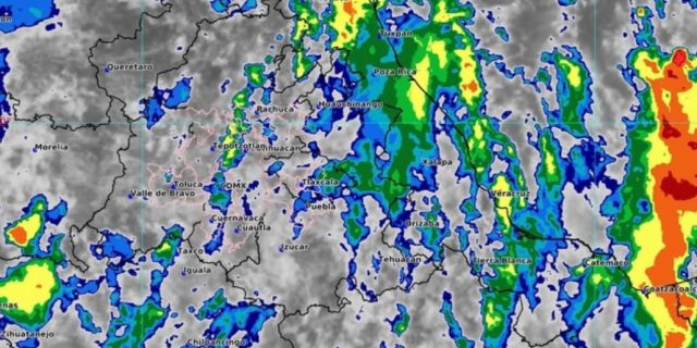 Nueva onda tropical provocará intensas precipitaciones y tormentas eléctricas en el estado de Puebla