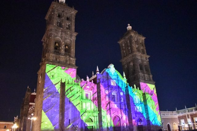 Reanuda Turismo video mapping navideño en Catedral