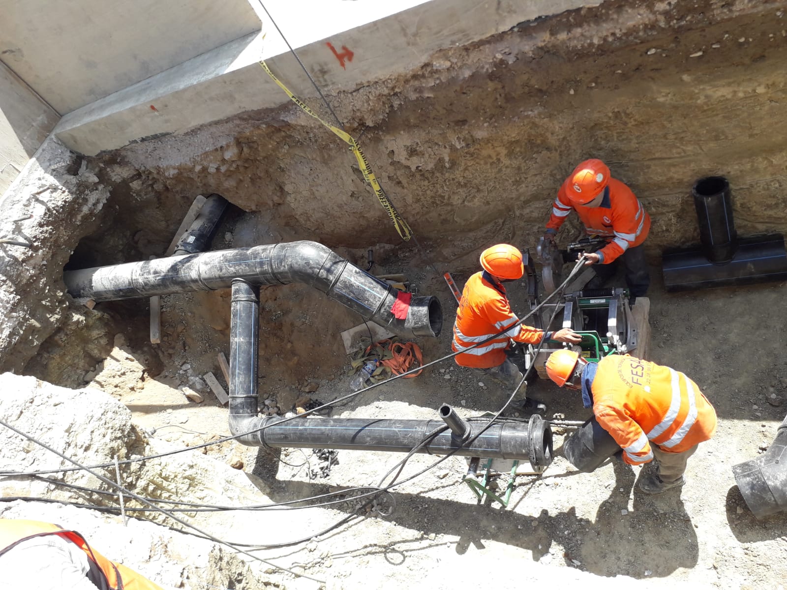 Concluye Agua De Puebla La Nueva Línea De Conducción De Agua En La Vía