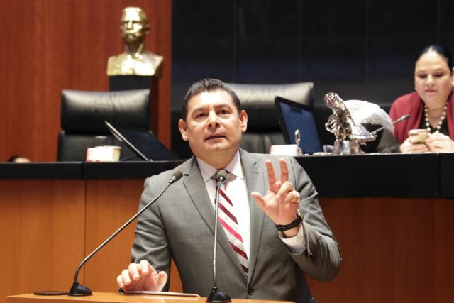 Armenta alista iniciativas previo a dejar el Senado en febrero