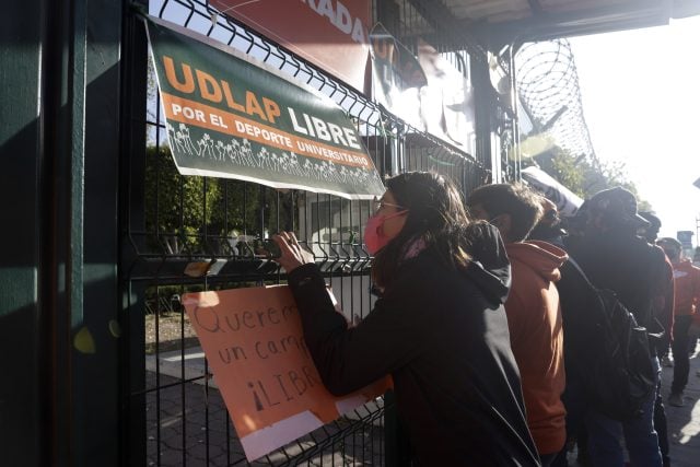 Intento de regresar a clases en UDLAP fracasa