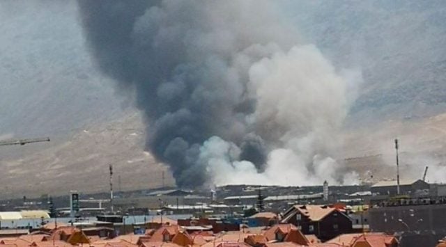 Incendio ex vertedero Antofagasta