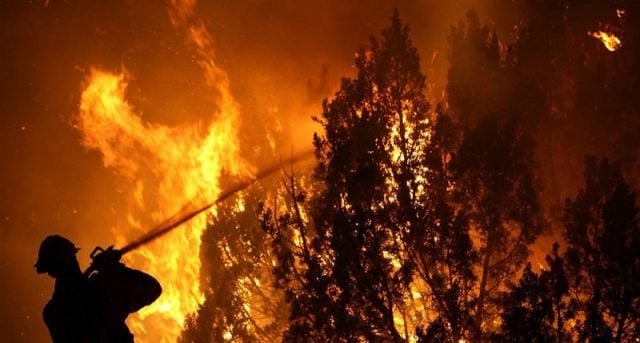 Arde el sur: Alerta Roja por Incendios forestales en diferentes comunas de Ñuble, Bio Bio y especialmente la Araucanía